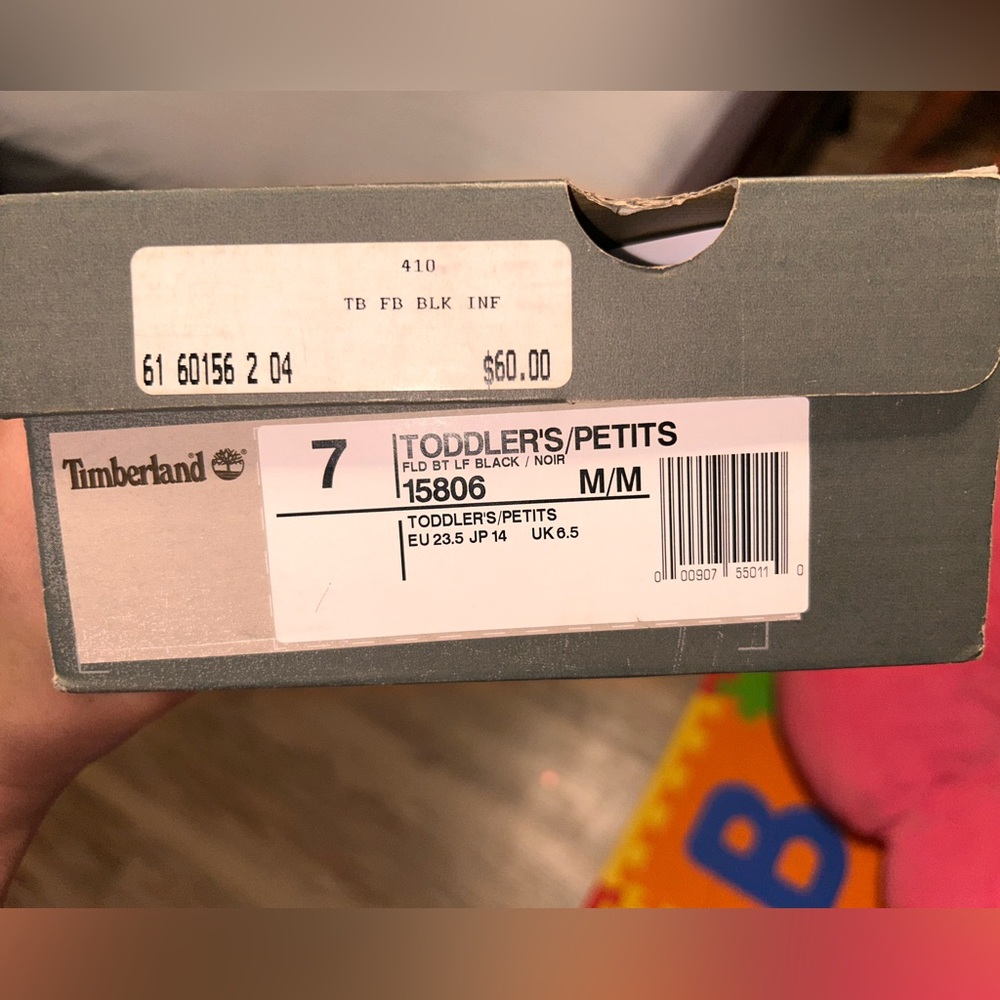 Toddler Black Timberlands
